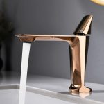 Baterie lavoar, Venustar,montare chiuveta baie, rose-gold - imagine 3