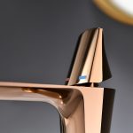 Baterie lavoar, Venustar,montare chiuveta baie, rose-gold - imagine 5