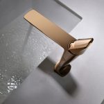 Baterie lavoar, Venustar,montare pe blat,langa lavoar rose-gold - imagine 2