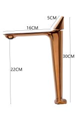 Baterie lavoar, Venustar,montare pe blat,langa lavoar rose-gold - imagine 4