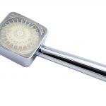 Para de dus cu led, Venustar,multicolor, suprafata cromata