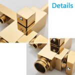 Baterie cada   frestandingg , desing rectangular  , gold Venustar - imagine 4