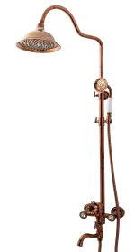 Coloana de dus Venustar, cu trei functii , rose , montare cabina dus
