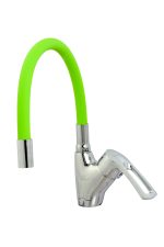 Baterie bucatarie , tip lebada , pipa flexibila verde , Venustar