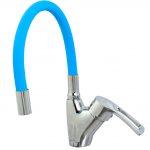 Baterie bucatarie , tip lebada , pipa flexibila blue  , Venustar