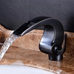 Baterie lavoar baie , tip cascada , negru antichizat , Venustar - imagine 2