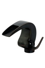 Baterie lavoar baie , tip cascada , negru antichizat , Venustar