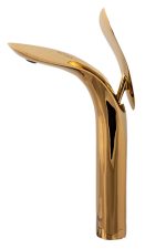 Baterie lavoar Venustar, montare pe balt , gold - imagine 2