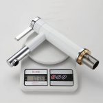 Baterie lavoar Venustar, design cilindric , montare chiuveta baie , white-chrom - imagine 3