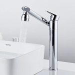 Baterie lavoar Venustar,montare pe blat, pipa mobila ,perlator reglabil cu doua functii ,crom lucios - imagine 4