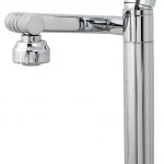 Baterie lavoar Venustar,montare pe blat, pipa mobila ,perlator reglabil cu doua functii ,crom lucios