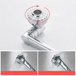 Baterie lavoar , Venustar, pipa mobila , para de dus extractabila , crom lucios - imagine 2