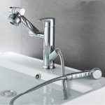 Baterie lavoar , Venustar, pipa mobila , para de dus extractabila , crom lucios - imagine 3