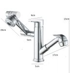 Baterie lavoar , Venustar, pipa mobila , para de dus extractabila , crom lucios - imagine 4