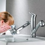 Baterie lavoar , Venustar, pipa mobila , para de dus extractabila , crom lucios - imagine 5