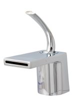 Baterie lavoar Venustar, tip cascada , montare chiuveta baie , crom lucios