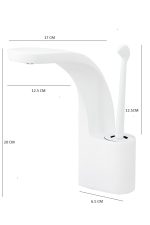 Baterie lavoar , Venustar, montare chiuveta baie ,alb mat - imagine 3