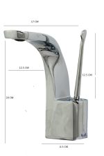 Baterie lavoar , Venustar, montare chiuveta baie ,crom lucios - imagine 3