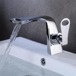 Baterie lavoar, montare chiuveta baie , crom lucios , Venustar - imagine 4