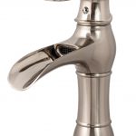 Baterie lavoar Venustar, montare chiuveta baie ,tip cascada , inox satinat