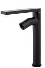 Baterie lavoar , montare pe blat , negru mat , Venustar