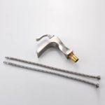 Baterie lavoar , tip cascada ,inox satinat , Venustar - imagine 6