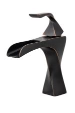 Baterie lavoar , tip cascada ,negru antichizat , Venustar