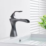 Baterie lavoar , tip cascada ,negru antichizat , Venustar - imagine 6