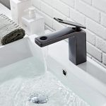 Baterie lavoar montare chiuveta baie , negru antichizat Venustar - imagine 4