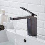 Baterie lavoar montare chiuveta baie , negru antichizat Venustar - imagine 6