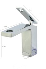 Baterie lavoar montare chiuveta baie ,crom lucios Venustar - imagine 2