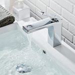 Baterie lavoar montare chiuveta baie ,crom lucios Venustar - imagine 3