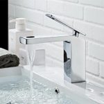 Baterie lavoar montare chiuveta baie ,crom lucios Venustar - imagine 5