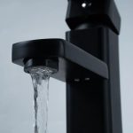 Baterie lavoar Venustar , negru mat - imagine 3