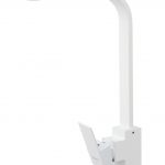 Baterie bucatarie Venustar, tip lebada , alb mat