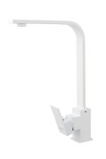 Baterie bucatarie Venustar, tip lebada , alb mat