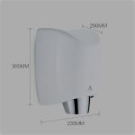 Uscator senzor Venustar 1100w carcasa plastic fiabil consum redus, GRI MAT - imagine 2