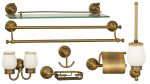 Set sapte piese accesorii baie bronz antichizat Venustar