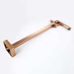 Baterie cada freestanding , Venustar design rectangular ,gold - imagine 6