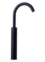 Baterie bucatarie lebada cu senzor, Venustar, negru mat - imagine 2