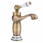 Baterie lavoar, Venustar, bronz antichizat , monocomanda
