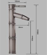 Baterie lavoar monocomanda antichizata Venustar - imagine 2