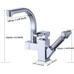 Baterie bucatarie monocomanda cu doua jeturi de apa pipa lebada si dus extractabil - imagine 5