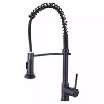 Baterie bucatarie antichizta neagra perlator 2 functii Venustar