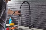 Baterie bucatarie antichizta neagra perlator 2 functii Venustar - imagine 5