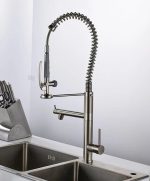 Baterie lebada profesionala inox satinat - imagine 4