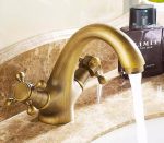 Baterie lavoar bronz antichizat Venustar - imagine 6