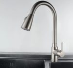 Baterie bucatarie extractabila inox satinat - imagine 4