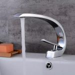 Baterie lavoar,montare chiuveta baie, crom lucios Venustar - imagine 2