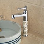 Baterie chiuveta montare pe blat Venustar Chrome White corp ceramica - imagine 6